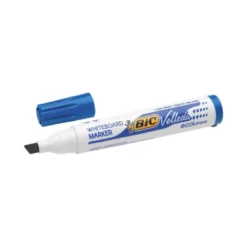 Rotulador Bic Velleda punta biselada 5,9 mm azul para pizarra blanca