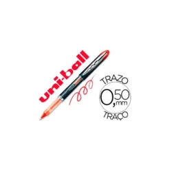 Rotulador-bolígrafo roller Uni-Ball rojo UB-205 Vision 0,4 mm.