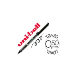 Rotulador-bolígrafo Uni-Ball negro UB-150 0,3 mm