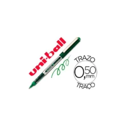 Rotulador-bolígrafo Uni-Ball verde UB-150 0,3 mm