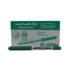 Rotulador-bolígrafo Uni-Ball verde UB-150 0,3 mm