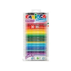 ROTULADOR CARIOCA BIRELLO BIPUNTA BOLSA DE 30 UNIDADES COLORES SURTIDOS