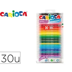 ROTULADOR CARIOCA BIRELLO BIPUNTA BOLSA DE 30 UNIDADES COLORES SURTIDOS