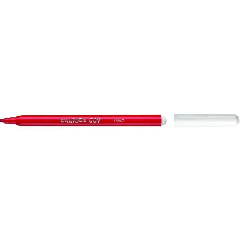 ROTULADOR CARIOCA JOY ROJO CAJA DE 24 UNIDADES