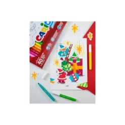 ROTULADOR CARIOCA JUMBO CAJA PREMIUM CON ASA 30 UNIDADES COLORES SURTIDOS