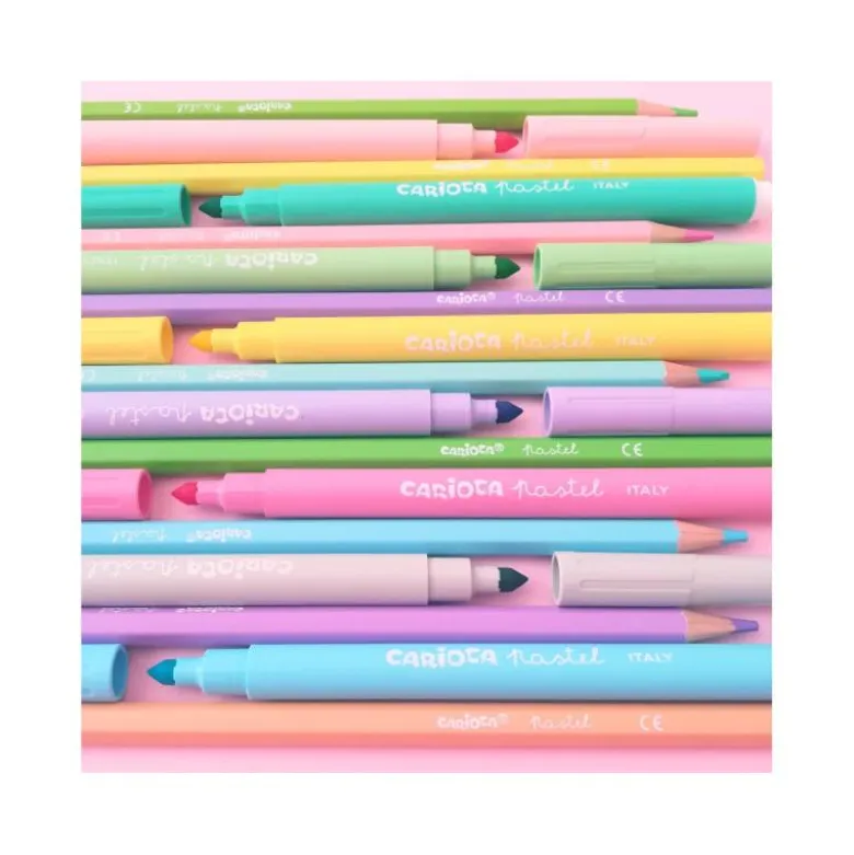 Rotulador Carioca Pastel Pack 8 Colores surtidos