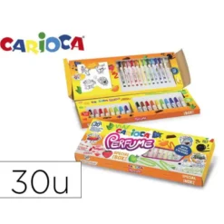 ROTULADOR CARIOCA PERFUME CAJA 30 UNIDADES COLORES SURTIDOS