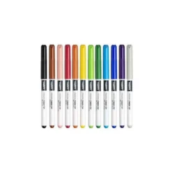 ROTULADOR CARIOCA PLUS PRISMA FIBER-TIP DE PUNTA DE FIBRA CAJA DE 12 UNIDADES COLORES SURTIDOS