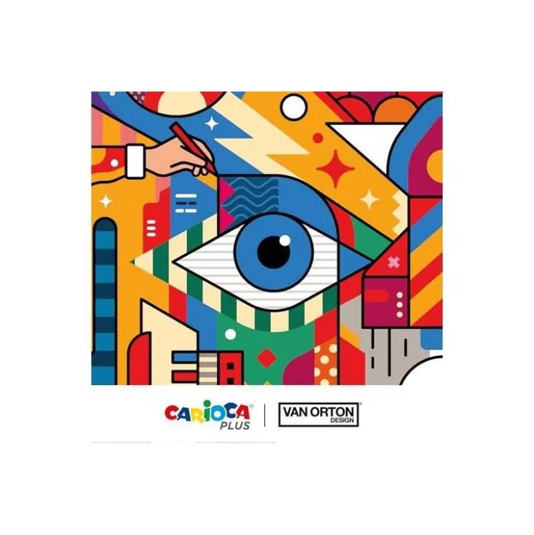 ROTULADOR CARIOCA PLUS PRISMA FIBER-TIP DE PUNTA DE FIBRA CAJA PREMIUM DE 30 UNIDADES COLORES SURTIDOS