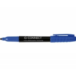 Rotulador CD/DVD Q-Connect para cd/dvd permanente punta redonda 1,0 mm azul