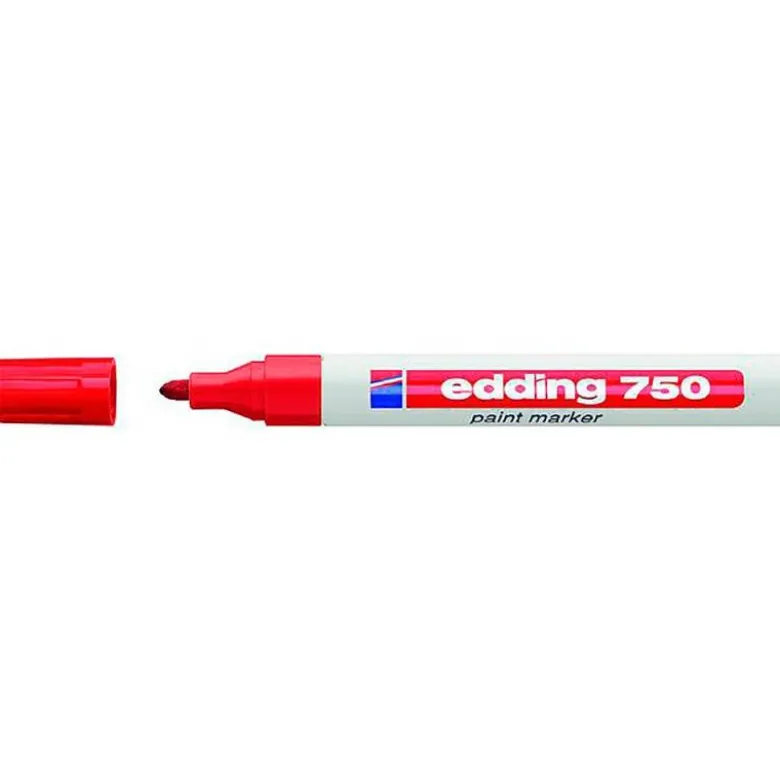 Rotulador Edding 750 color rojo