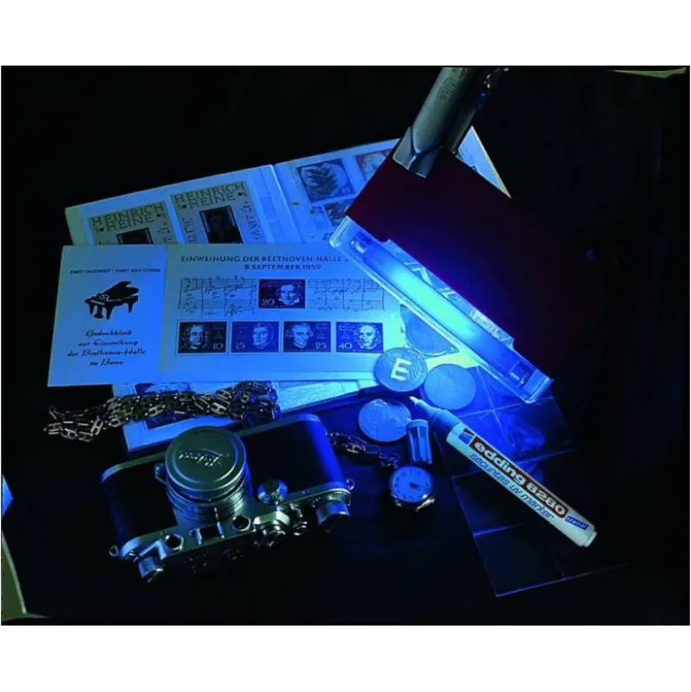 ROTULADOR EDDING MARCADOR DE SEGURIDAD VISIBLE BAJO LA LUZ ULTRAVIOLETA PUNTA REDONDA 1,5 MM