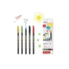 ROTULADOR EDDING PUNTA FIBRA 1200 PUNTA REDONDA 0,5 MM GLITTER BASICO CAJA DE 4 UNIDADES COLORES SURTIDOS