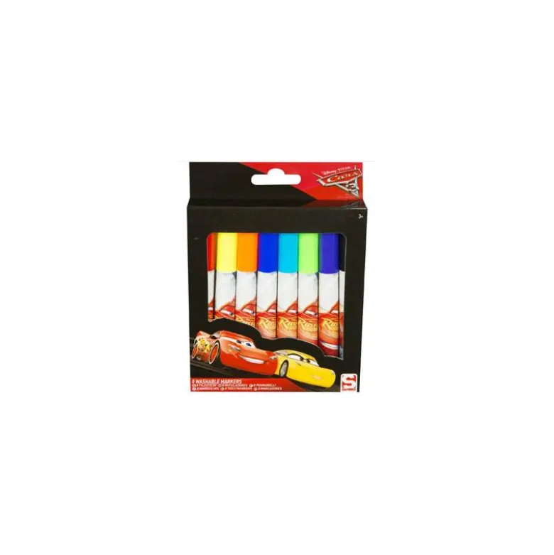 Rotuladores Cars 3 Lavables Caja de 8 uds