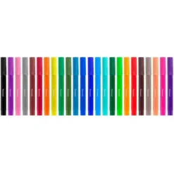 Rotuladores Liderpapel Jumbo caja de 24 colores