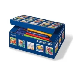 Rotuladores Staedtler Noris Club Punta Fina 1mm de Colores Surtidos Caja de 100 unidades