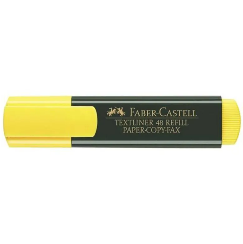 ROTULADOR FABER CASTELL FLUORESCENTE TEXTLINER 48-07 AMARILLO BLISTER DE 1 UNIDAD