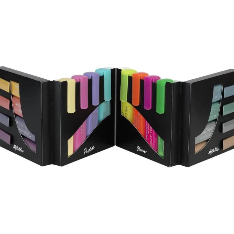 ROTULADOR FABER FLUORESCENTE TEXTLINER 46 SET ESCRITORIO DE 16 UNIDADES COLORES SURTIDOS