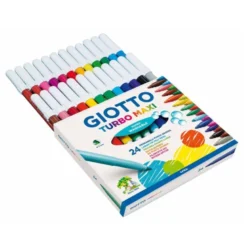 Rotulador Giotto Turbo Maxi Punta Gruesa Lavable Caja 24 rotuladores