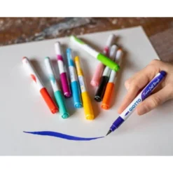 ROTULADOR GIOTTO TURBO SOFT BRUSH PUNTA DE PINCEL CAJA DE 10 UNIDADES COLORES SURTIDOS