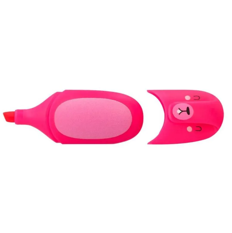 ROTULADOR IMAGINOVO FLUORESCENTE SAFARI GLOW NEON ANIMALES Y CLIP CAJA DE 6 UNIDADES SURTIDAS
