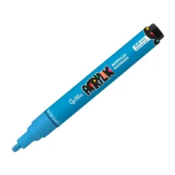 ROTULADOR LIDERPAPEL ACRYLIC BASE AGUA TODO TIPO DE SUPERFICIE PUNTA REDONDA 3 MM AZUL CLARO