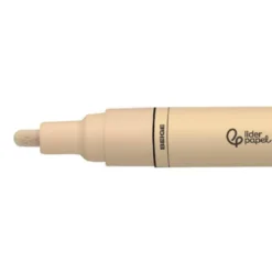 ROTULADOR LIDERPAPEL ACRYLIC BASE AGUA TODO TIPO DE SUPERFICIE PUNTA REDONDA 3 MM BEIGE