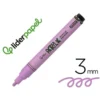 ROTULADOR LIDERPAPEL ACRYLIC BASE AGUA TODO TIPO DE SUPERFICIE PUNTA REDONDA 3 MM LILA
