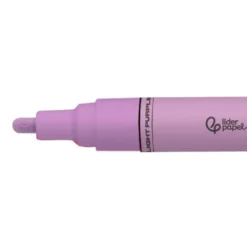 ROTULADOR LIDERPAPEL ACRYLIC BASE AGUA TODO TIPO DE SUPERFICIE PUNTA REDONDA 3 MM LILA