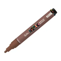 ROTULADOR LIDERPAPEL ACRYLIC BASE AGUA TODO TIPO DE SUPERFICIE PUNTA REDONDA 3 MM MARRON