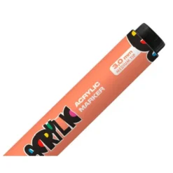 ROTULADOR LIDERPAPEL ACRYLIC BASE AGUA TODO TIPO DE SUPERFICIE PUNTA REDONDA 3 MM NARANJA