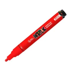 ROTULADOR LIDERPAPEL ACRYLIC BASE AGUA TODO TIPO DE SUPERFICIE PUNTA REDONDA 3 MM ROJO