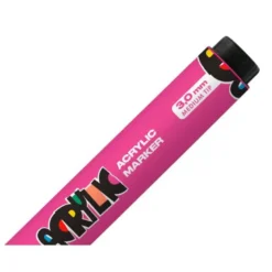 ROTULADOR LIDERPAPEL ACRYLIC BASE AGUA TODO TIPO DE SUPERFICIE PUNTA REDONDA 3 MM ROSA