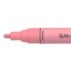 ROTULADOR LIDERPAPEL ACRYLIC BASE AGUA TODO TIPO DE SUPERFICIE PUNTA REDONDA 3 MM ROSA SAKURA