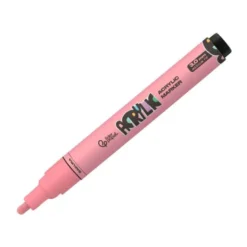 ROTULADOR LIDERPAPEL ACRYLIC BASE AGUA TODO TIPO DE SUPERFICIE PUNTA REDONDA 3 MM ROSA SAKURA