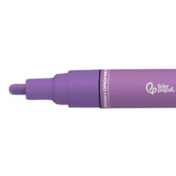 ROTULADOR LIDERPAPEL ACRYLIC BASE AGUA TODO TIPO DE SUPERFICIE PUNTA REDONDA 3 MM MALVA