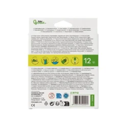 Rotulador Liderpapel fino lavable caja de 12 colores