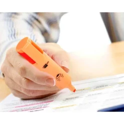 ROTULADOR LIDERPAPEL FLUORESCENTE PASTEL PUNTA BISELADA ESTUCHE DE 6 UNIDADES COLORES SURTIDOS