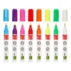 ROTULADOR LIDERPAPEL TIZA LIQUIDA PUNTA REDONDA TRAZO 6 MM CAJA DE 8 UNIDADES COLORES SURTIDOS