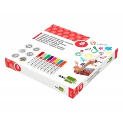 ROTULADOR LIDERPAPEL TIZA LIQUIDA PUNTA REDONDA TRAZO 6 MM CAJA DE 8 UNIDADES COLORES SURTIDOS