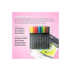 Rotulador Lyra aqua brush acuarelable doble punta fina y pincel negro