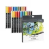 Rotulador Lyra Duo Aqua Brush Art Pen doble punta fina y pincel Caja 24 unidades