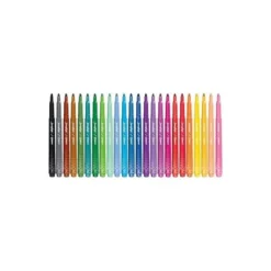 ROTULADOR MAPED COLOR PEPS LONG LIFE LAVABLE PUNTA MEDIA CAJA DE 24 UNIDADES COLORES SURTIDOS