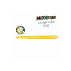ROTULADOR MAPED COLOR PEPS LONG LIFE LAVABLE PUNTA MEDIA CAJA DE 18 UNIDADES COLORES SURTIDOS