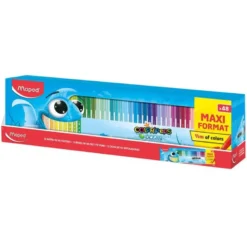 ROTULADOR MAPED COLOR PEPS OCEAN CAJA DE 48 UNIDADES COLORES SURTIDOS