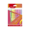 ROTULADOR MAPED FLUORESCENTE NEON CAJA DE 10 UNIDADES COLORES SURTIDOS