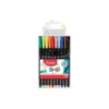 ROTULADOR MAPED PUNTA DE METAL GRAPH PEPS FINE LINER ESTUCHE DE 10 COLORES SURTIDOS
