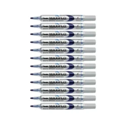 Rotulador Maxiflo Pentel azul para pizarra blanca