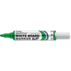 Rotulador Maxiflo Pentel color verde para pizarra blanca