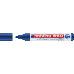 Rotulador para pizarra blanca Edding 660 azul recargable